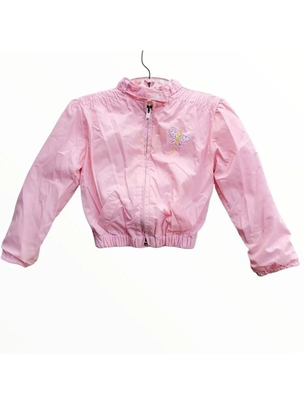 Vtg 70's 80's Toddler sz 24m A Tiny Tots Original Pink zip jacket